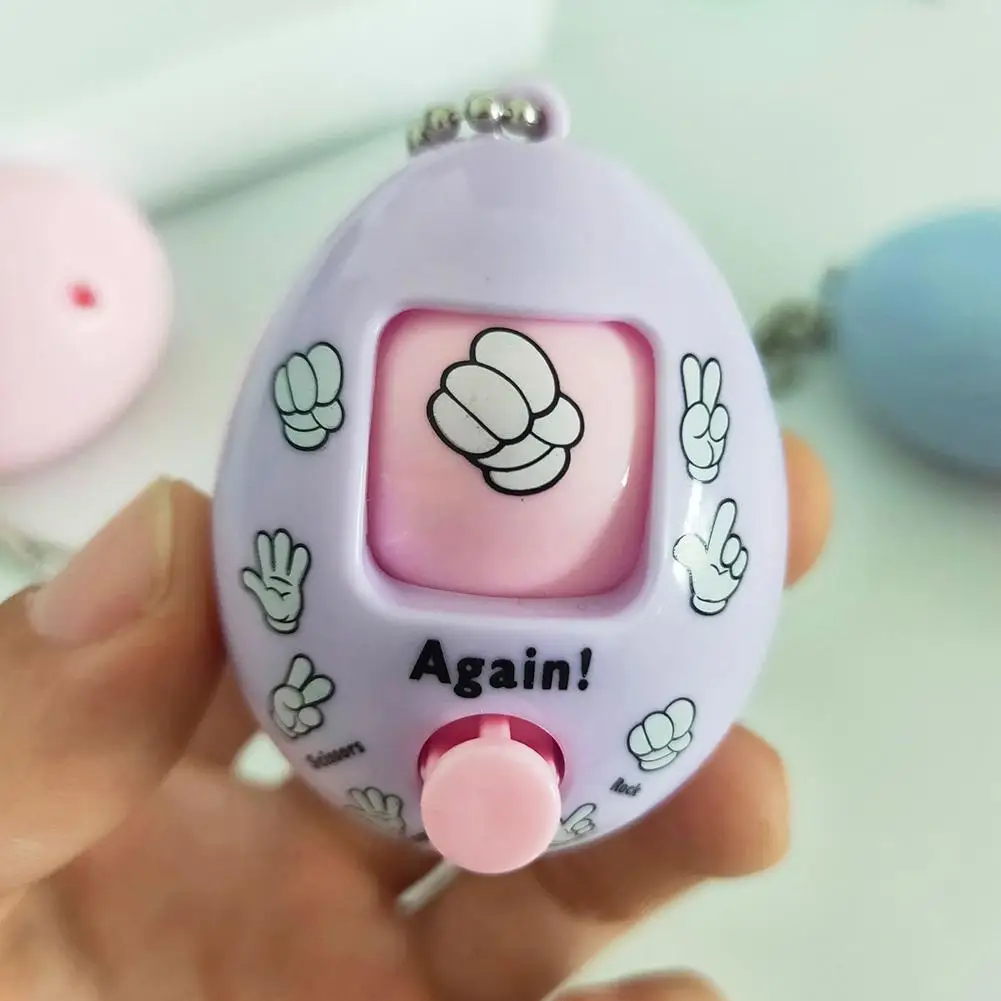 1 шт. Семейная Игра ножницы для рок бумаги игрушка брелок ключей кольцо с яйцом