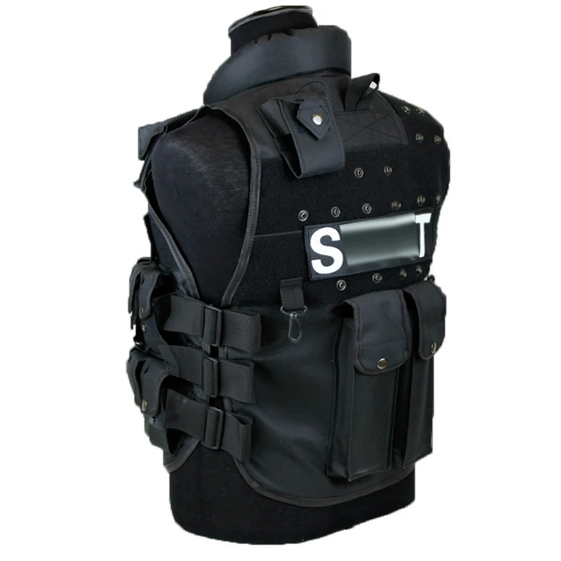 

High Quality Men Tactical Vest 11 Pockets Hunting Waistcoat Swat Protective Modular Security Vest For Outdoor Military Training