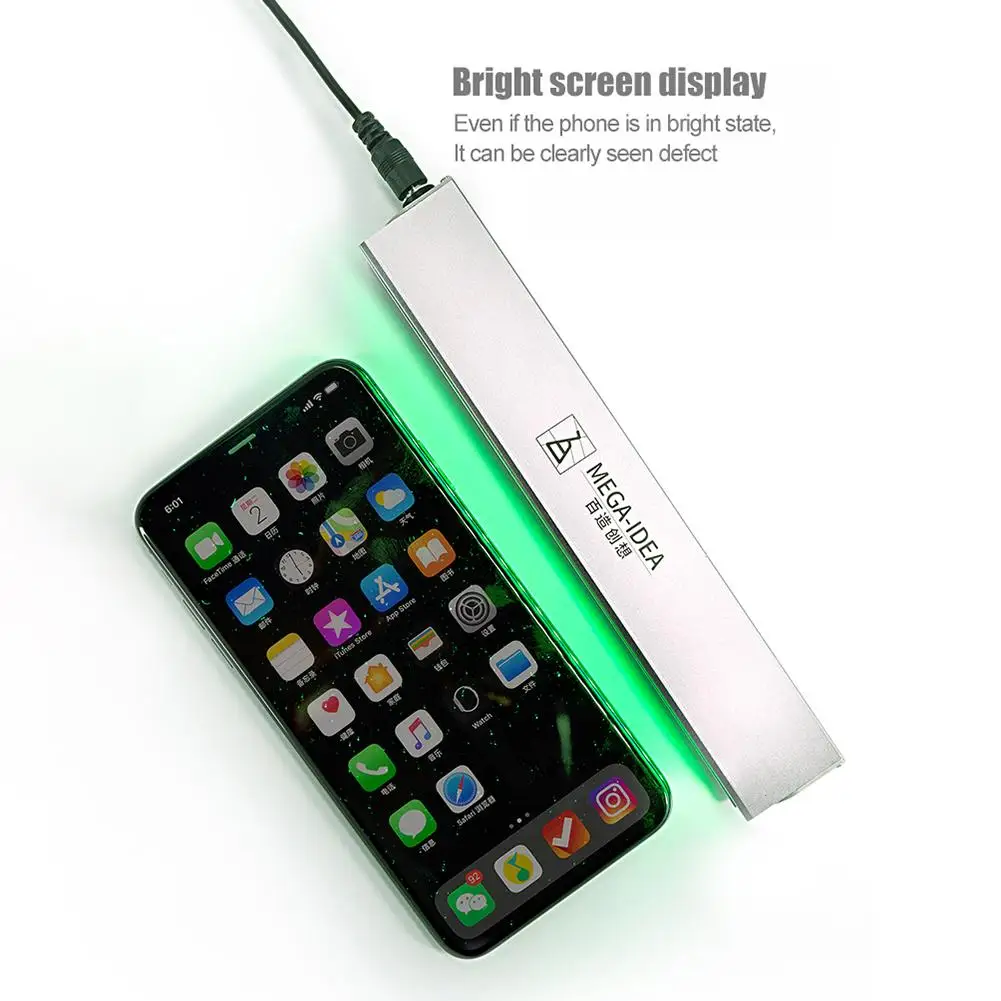 ЖК экран пылезащитная лампа сканер отпечатков пальцев обнаружение царапин