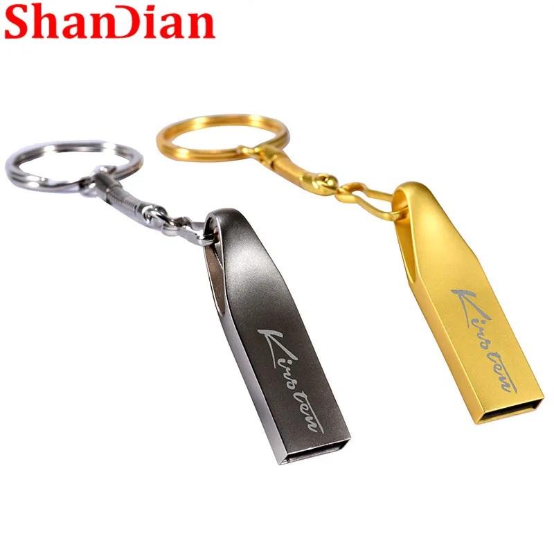 USB флеш накопитель в металлическом корпусе память на 128 ГБ 64 32 16 8 флешка лидер