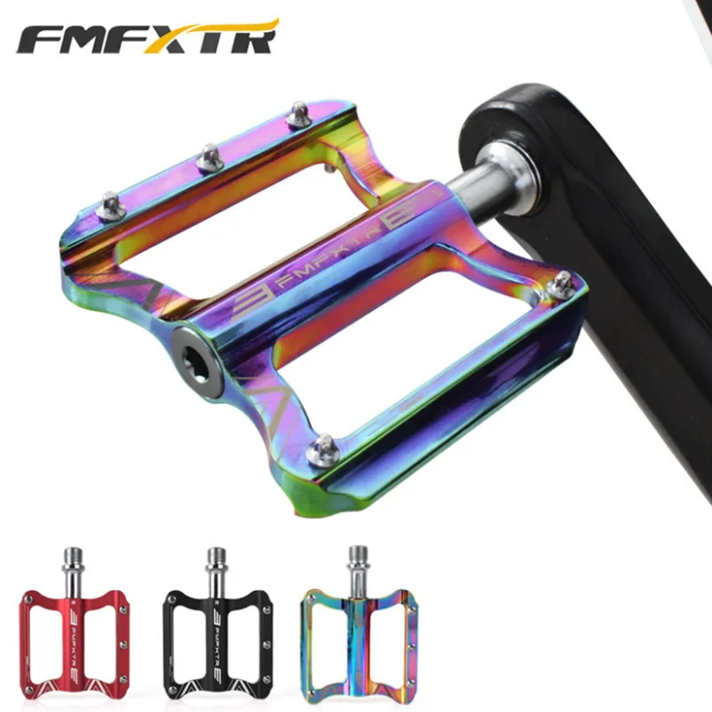 

FMFXTR Mountain Bike Pedals Bearings Bicycle Cycling Ultralight Aluminium Alloy MTB Pedals Bicicleta Bike Pedals Flat BMX