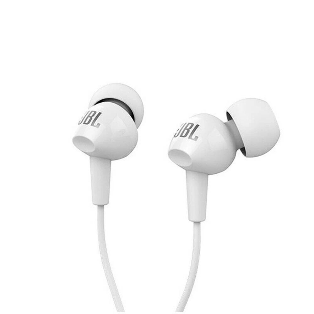 Оригинальные Проводные стереонаушники JBL C100Si 3 5 мм музыкальная Спортивная