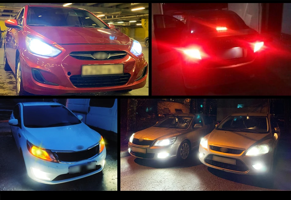1156 BA15S P21W светодиодный BAU15S PY21W BAY15D автомобильная светодиодная лампочка хвост лампочки для стоп-сигналов 12V автомобильные стояночные фонари заднего хода лампы дневные ходовые огни белый свет