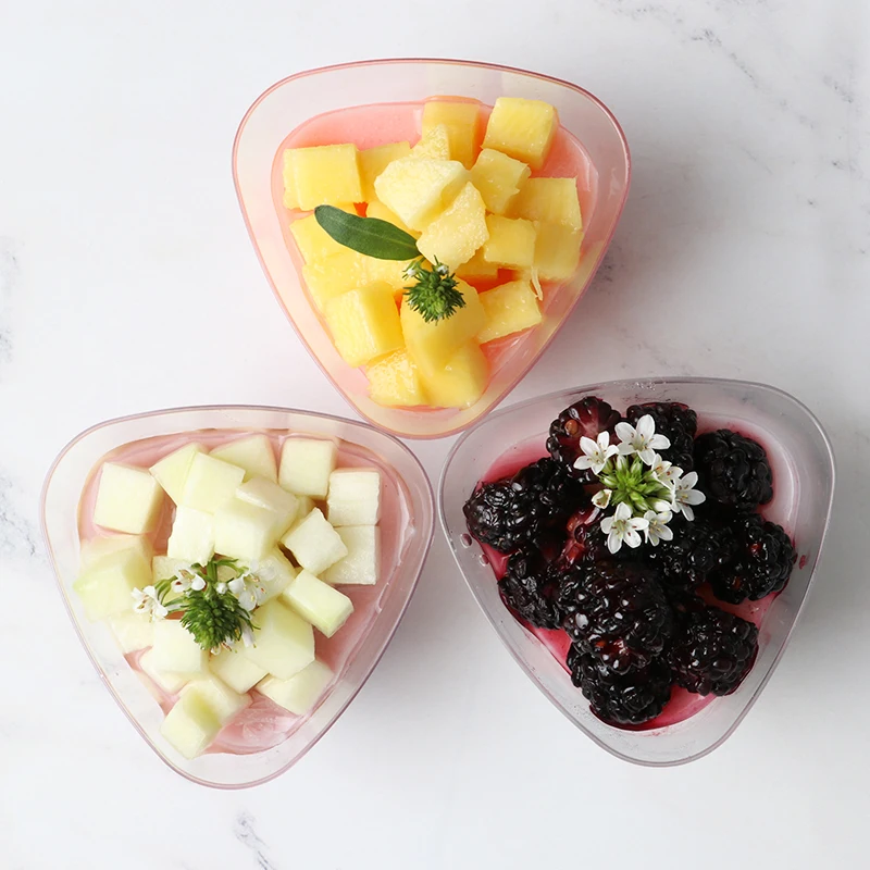 50 шт. высококачественные прозрачные пластиковые стаканчики для мороженого желе