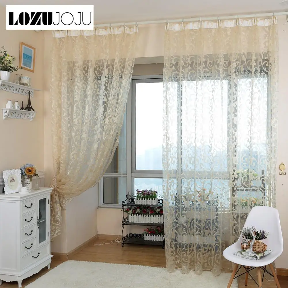 LOZUJOJU жаккардовые шторы в европейском стиле с изображением листьев для балкона