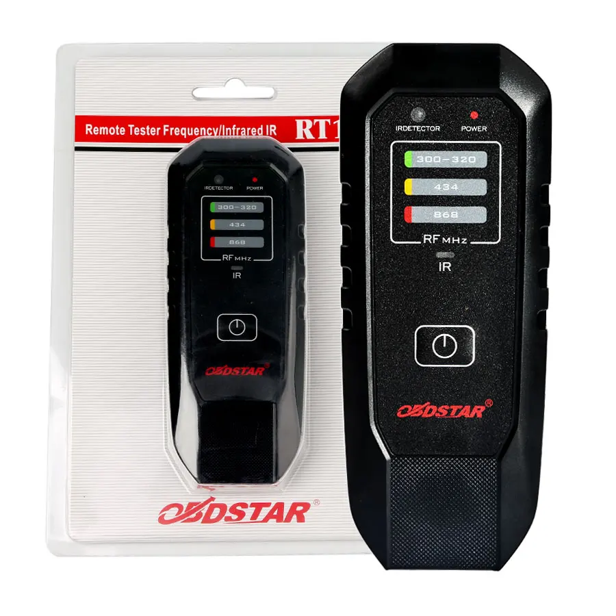 OBDSTAR RT100 RT 100 Remote Tester Frequency Infrared (IR) can detect frequency of car remote control 300-320Mhz/434Mhz/868Mhz |