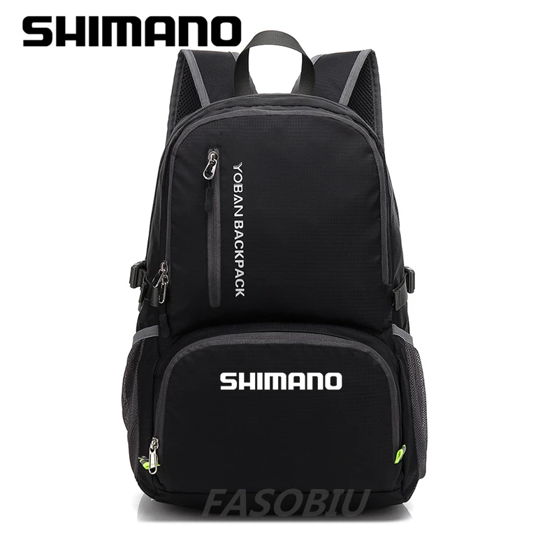 

Мужской складной многофункциональный рюкзак SHIMANO, водонепроницаемый уличный ранец для рыбалки, сумка на плечо для рыбалки