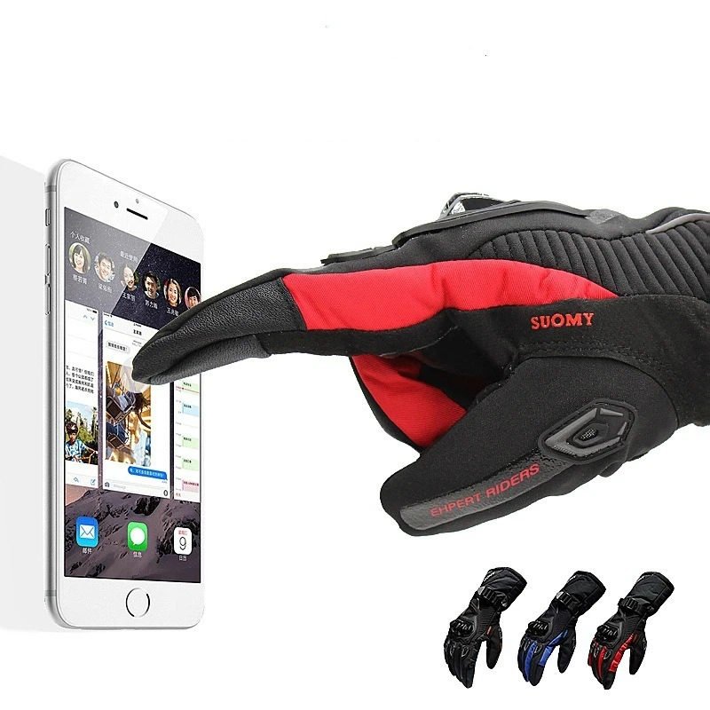 Новые мотоциклетные перчатки 100% водонепроницаемые ветрозащитные зимние теплые