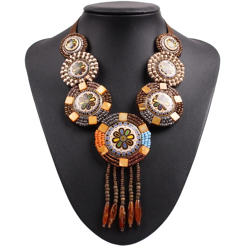 Новинка 2017 года Дизайн модные Винтаж Красочные эмаль Большой Коренастый себе