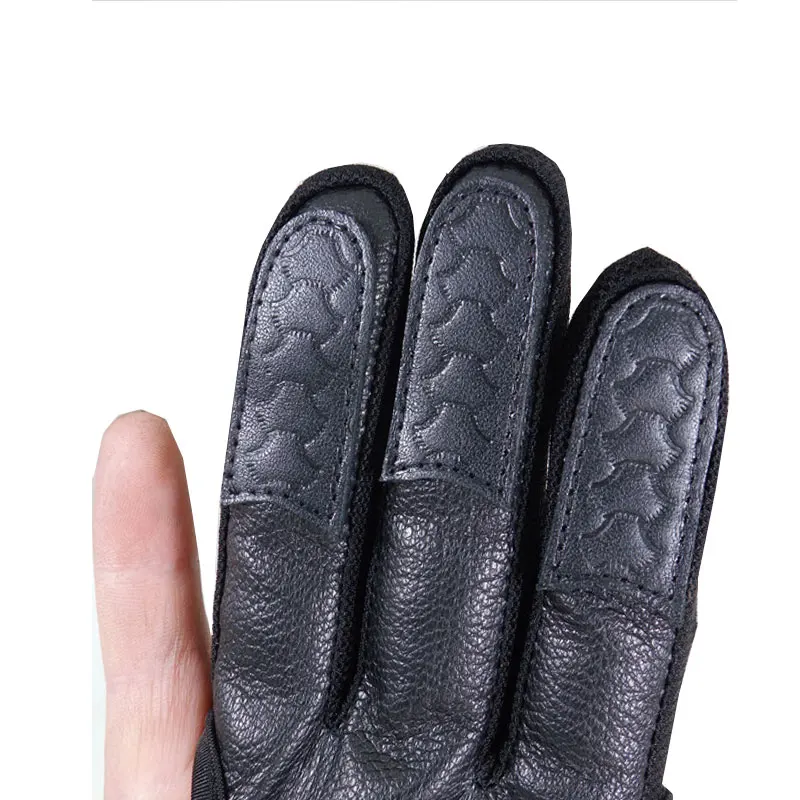 1 шт. перчатки для стрельбы из лука 3 пальца высокоэластичные защитные рук