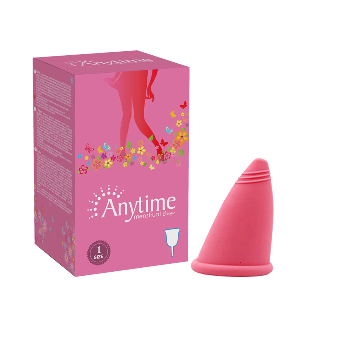 

Anytime Menstrual Cup - Silicone Menstrual Cup Reusable Period Cup for Women Menstruation Copa Menstrual Organic