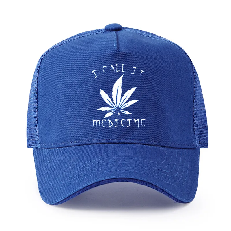 Летняя шляпа Weed I Call It медицинская Женская Мужская бейсболка с узором
