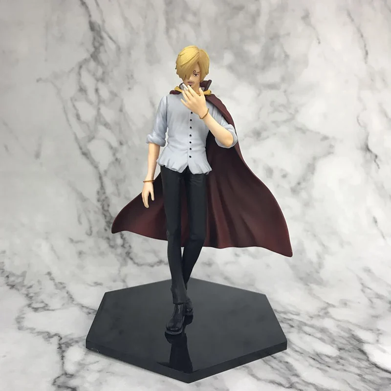 17cm Anime One Piece Vinsmoke Sanji PVC Action Figure Formal Dress Cloak Propose Marriage Doll Toys | Игрушки и хобби