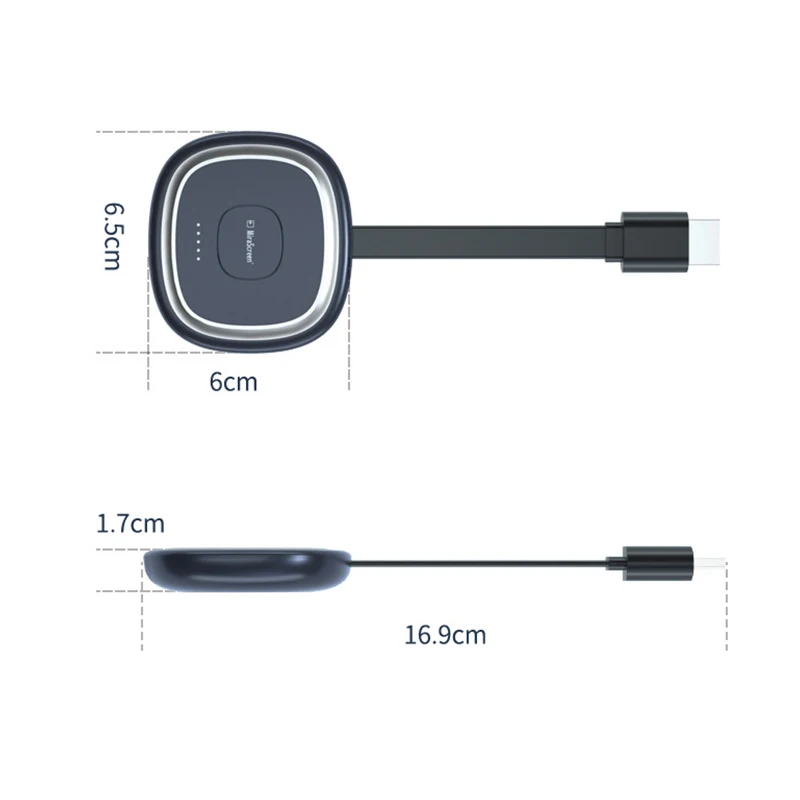 

Wireless Display Adapter HDMI Media Video Streamer TV Stick 4K HD Dongle 2.4G 5G Wifi Screen Mirror Receiver For TV Phone