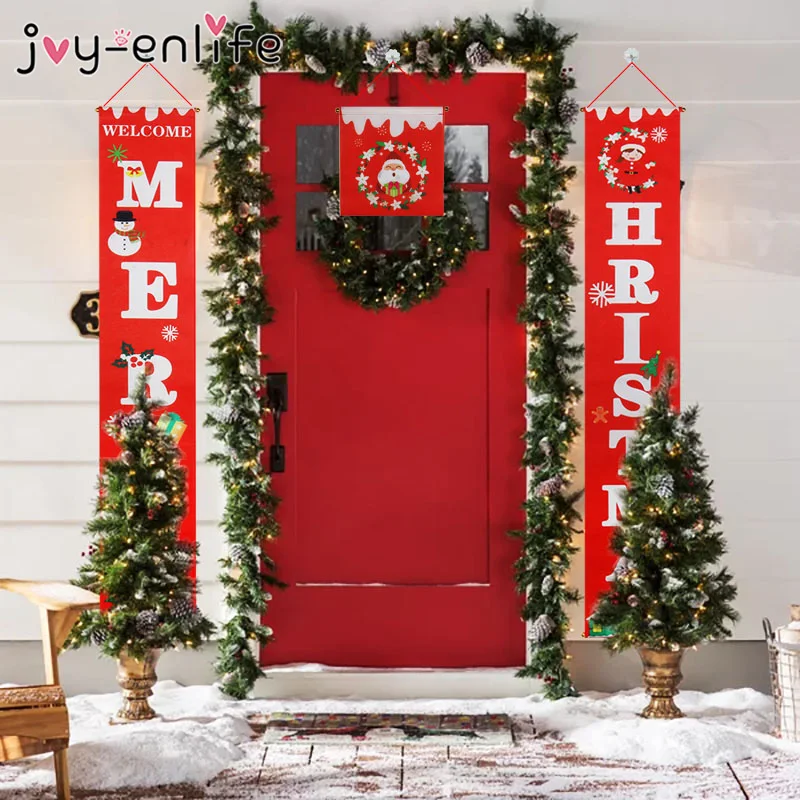 Garland Merry Christmas Decor for Home Cristmas Decor Navidad Christma Ornaments Christmas Xmas Outdoor Happy New Year