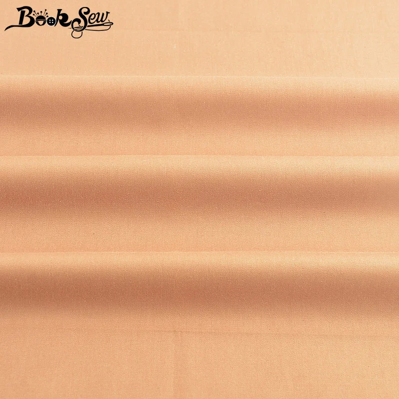 Вышитая ткань Booksew 100% хлопок африканская Анкара однотонная бежевая Лоскутная