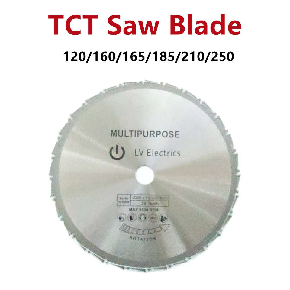 

1 шт. лезвие для пилы по дереву TCT общее твердое и мягкое многофункциональное полотно для циркулярной пилы многофункциональное деревообрабатывающее дисковое Пило