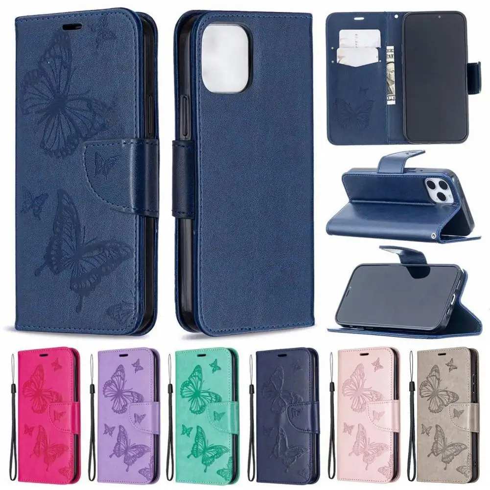 

Противоударный идеальный чехол-книжка с бабочкой для Samsung Galaxy A10E