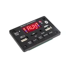 12 В усилитель MP3 декодер плата цветной экран Bluetooth 5,0 Автомобильный MP3-плеер с USB выходом записывающий модуль FM AUX радио для автомобиля