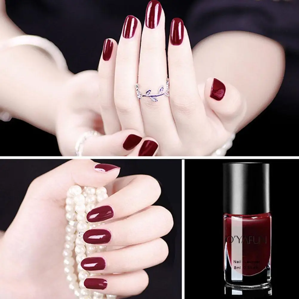 5 Color Water-Based Peelable Nail Polish For Kids Pregnant Women Natural Easy Nail Remove Varnish Non-toxic Nail Lacquer R5O6