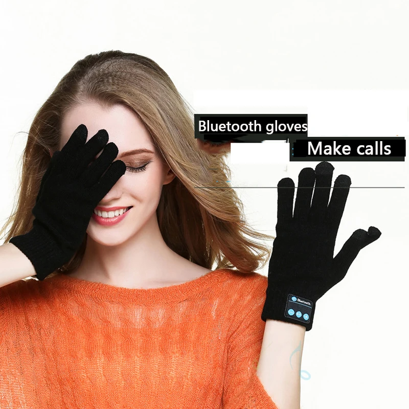 

Беспроводные Перчатки Bluetooth, зимние перчатки, сенсорные перчатки со встроенной стереоколонкой, перчатки для звонков и громкой связи с сенсо...