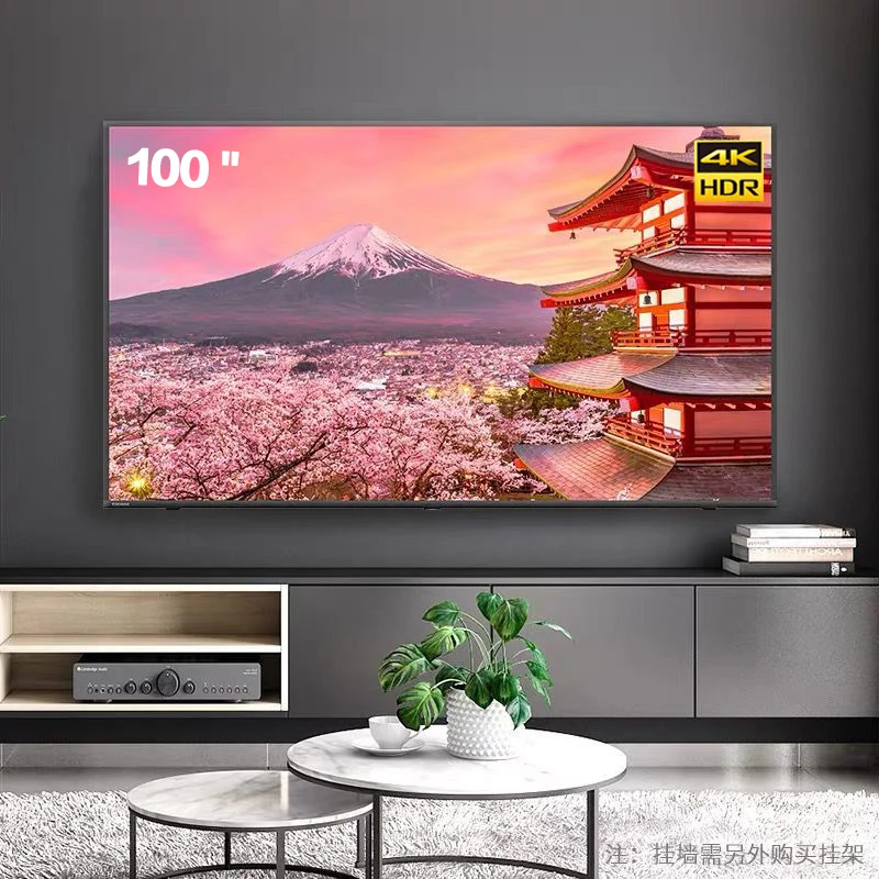 100 дюймов Smart wifi 4k TV система Android многоязычный СВЕТОДИОДНЫЙ Телевизор |