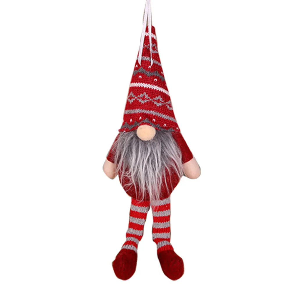 Счастливого Рождества длинные ноги шведский Санта гном плюшевые куклы украшения