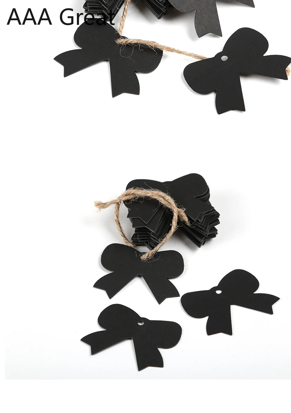 100 шт./лот Бумажная Этикетка из крафт-бумаги ценники свадебное Рождественское