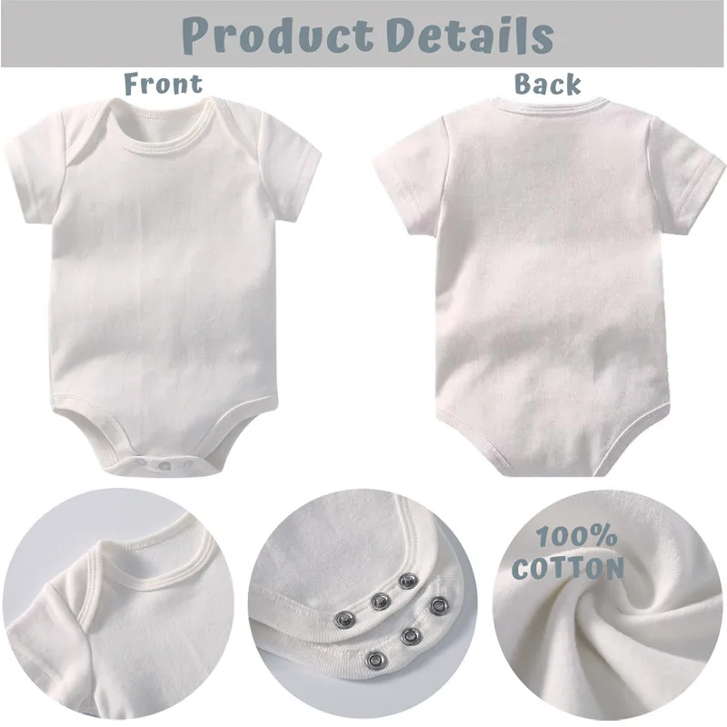 Детский комбинезон с коротким рукавом для мальчиков и девочек - купить по