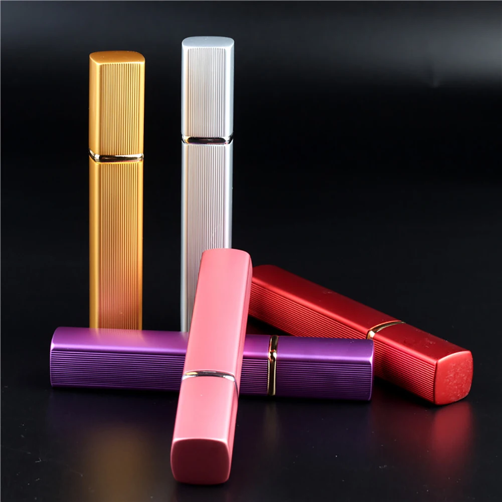 Металлический алюминиевый Портативный многоразовый флакон для духов 12 мл |