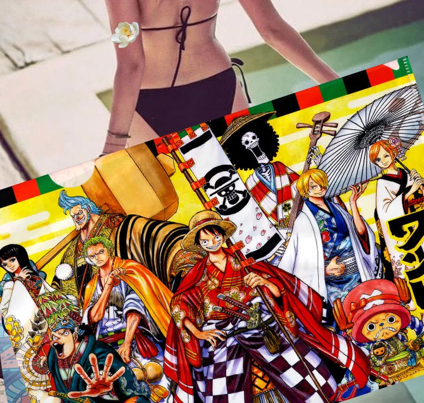 

ONE PIECE Beach Towel Summer Towels Bathroom Bath Towel Luffy Chopper Microfiber Beach Towel Christmas Gift Quick Dry Under 10