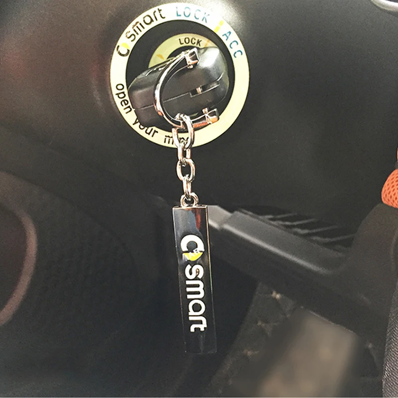 Автомобильный Стайлинг брелок для ключей кольцо в форме подковы веревка