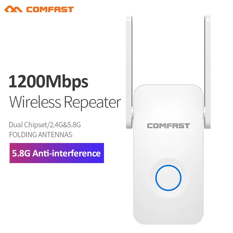 1200 Мбит/с CF WR752AC COMFAST беспроводной Wifi ретранслятор 802.11ac сетевой удлинитель