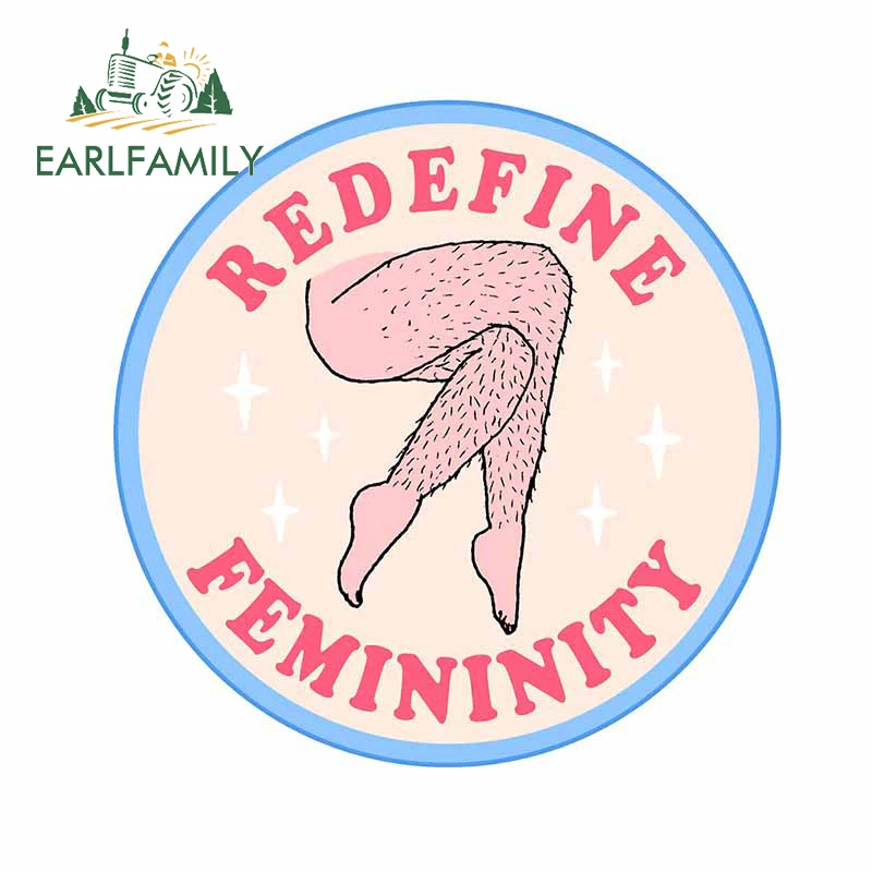 

EARLFAMILY 13cm x 7.9cm for Red Efine Femininity Car Stickers Motorcycle Waterproof Anime Creative Laptop Decal for Decoration