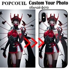 POPCOUIL DIY Роскошные Пользовательские чехол для Samsung Галактики M10 A10 20 30 40 50 60 70 S10 S8 S9 J4 Prime Core Примечание 10 10 плюс нанесения собственной фотографии логотипа