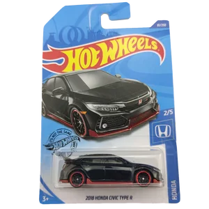 Лидер продаж 2020, автомобиль 1:64 HONDA CIVIC Тип R, Коллекционная модель постройки, металлические Литые модели автомобилей, детские игрушки, подарок