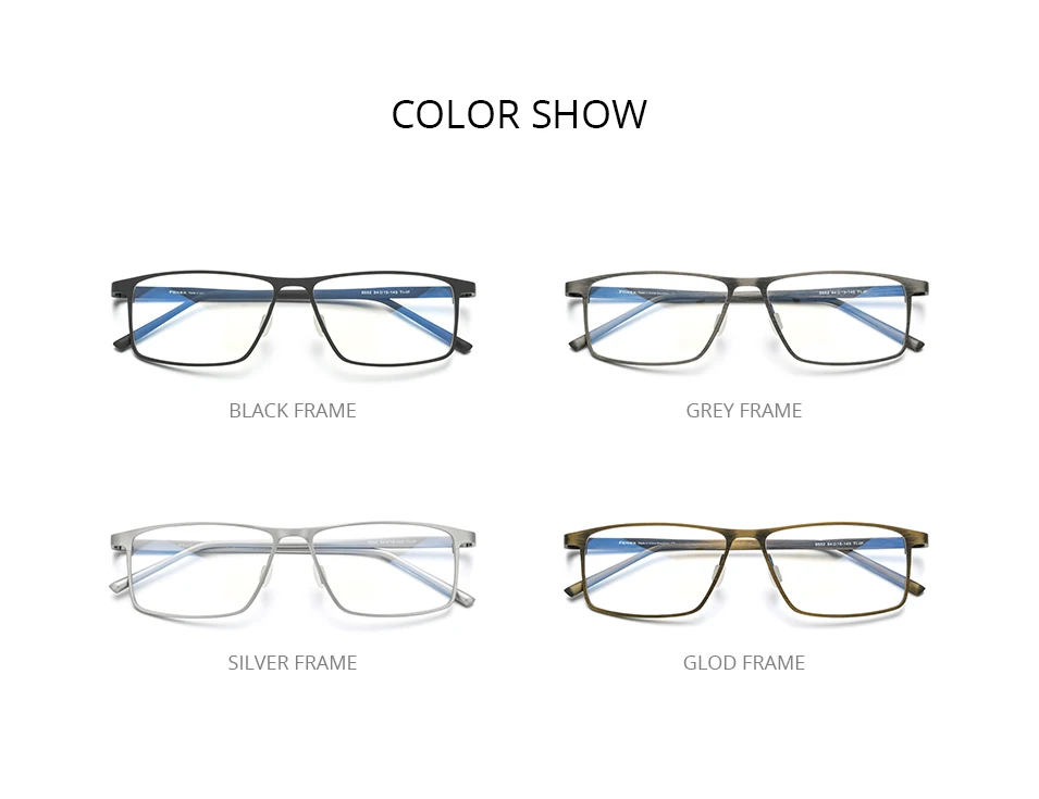 

Pure Titanium Glasses Frame Vintage Unisex Optical Eyewear Ultralight Clear Lens Prescription Myopia Reader Eyeglasses Women Men