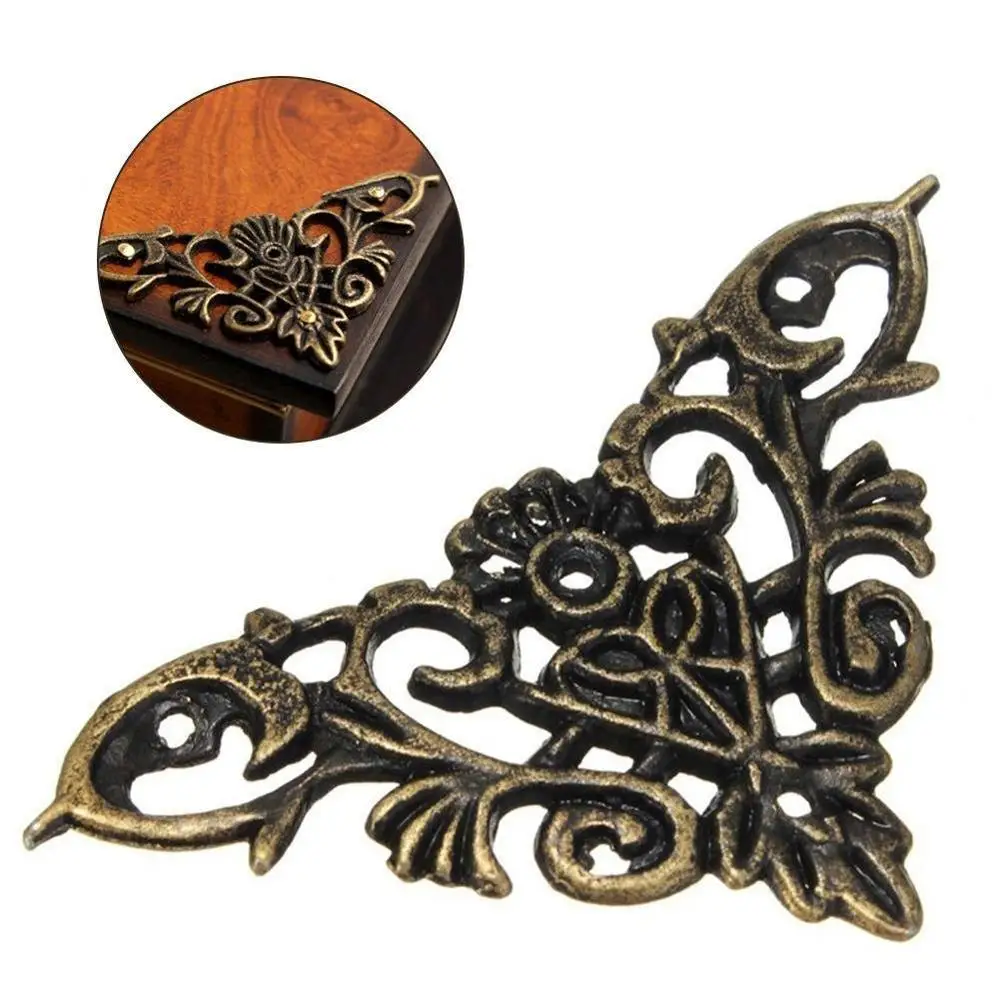 1 шт. треугольная архаизированная угловая китайская антикварная мебель медная