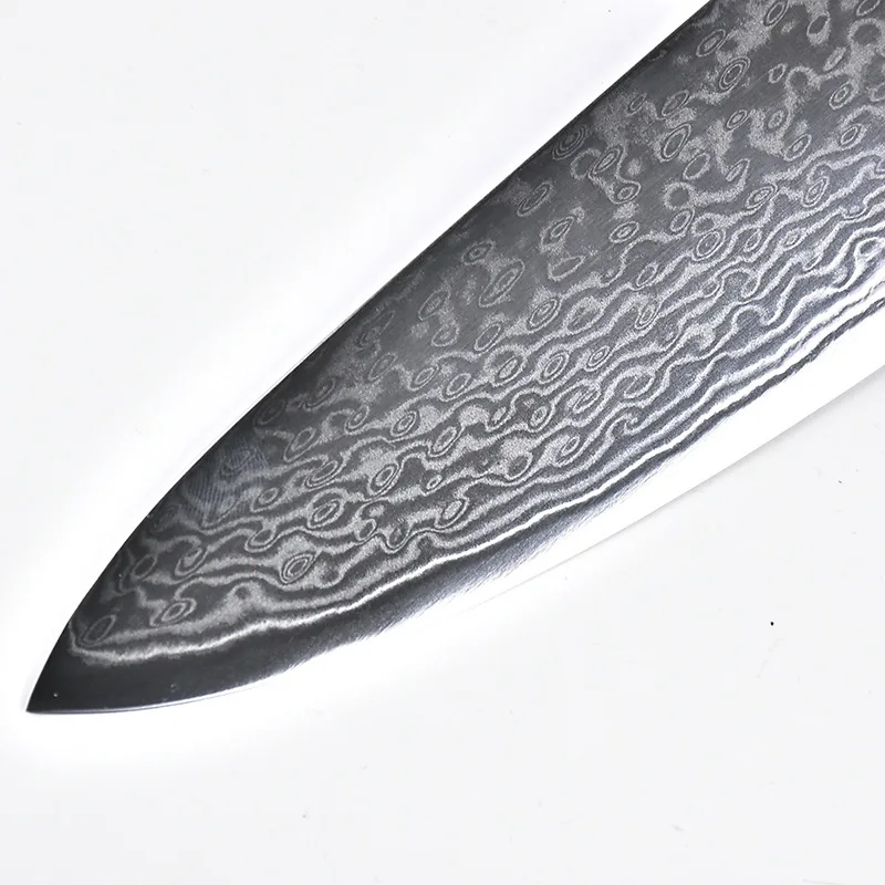 8 ''профессиональный нож шеф повара Gyuto японский дамасский кухонный из