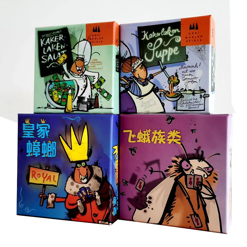 

Germany Xiaoqiang series board game card party game Royal cockroach moth family salad sweet soup leisure and entertainment