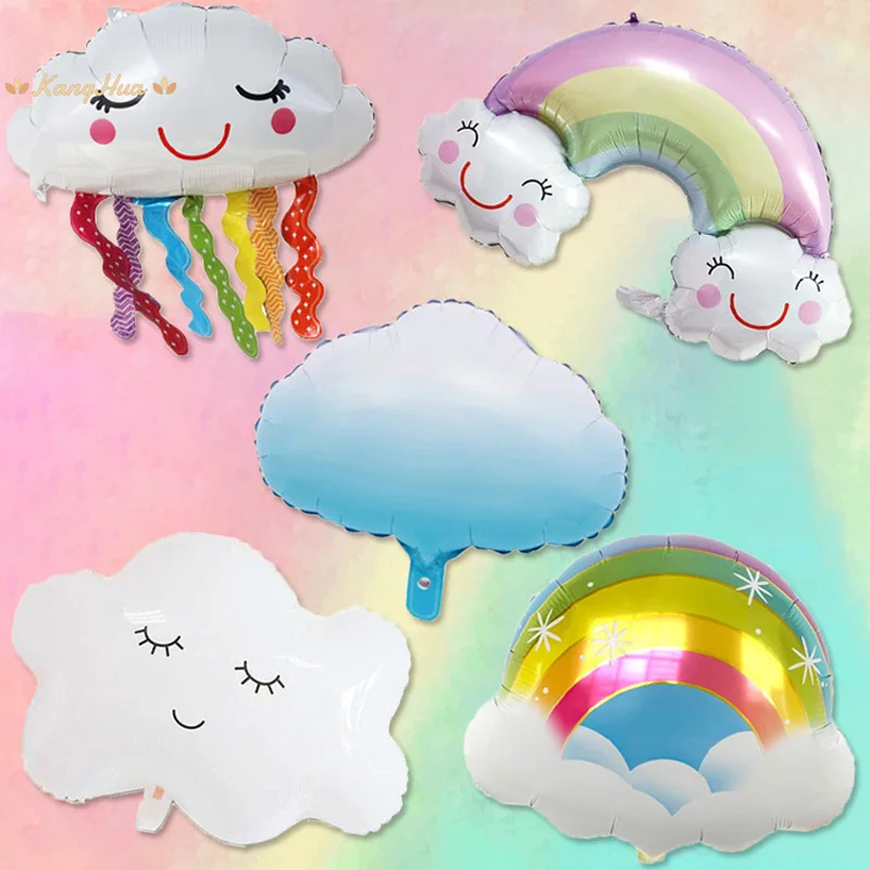 Радужный цветной шар из алюминиевой фольги вечерние воздушные шары для дня