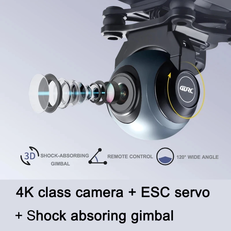 

New 4DRC F5 GPS RC Drone 6k 4k 1080p Profession Altitude Hold Helicopter Camera Quadcopter WiFi FPV Air Pressure HD Wide Angle