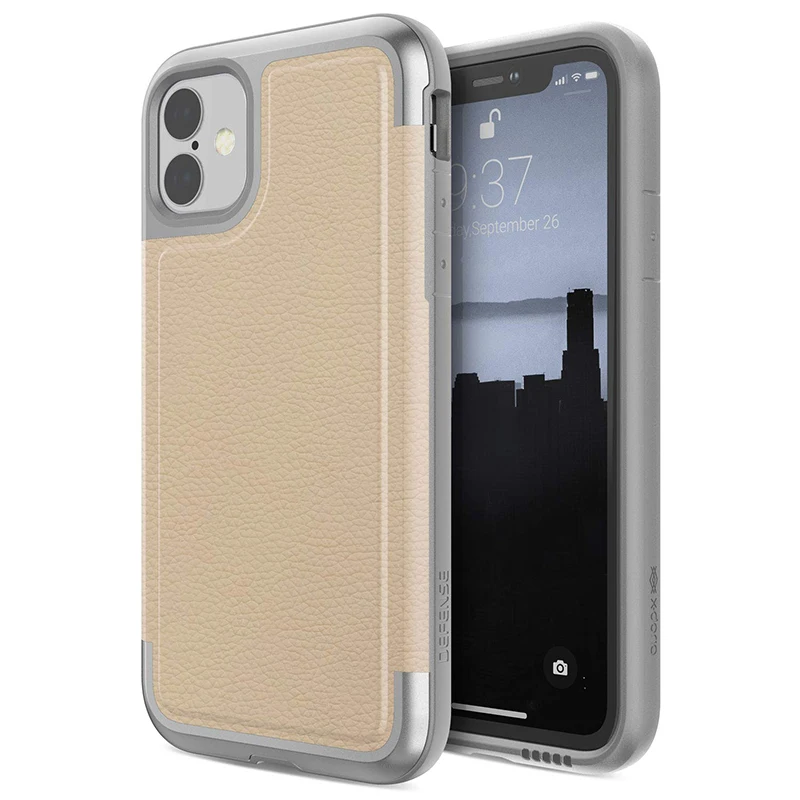 X-Doria Defense Prime чехол для телефона для iPhone 11 Pro Max военный класс падение протестированный чехол для iPhone 11 Pro Алюминиевый Чехол - Цвет: Tan