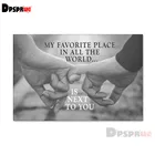 Полноразмернаякруглая Алмазная 5D картина Dpsprue сделай сам, текст любви, вышивка крестиком, Декор 3D, подарок DF116