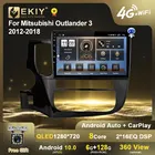 EKIY QLED DSP Android 10 автомобильное радио для Mitsubishi Outlander 3 GF0W GG0W 2012-2018 стерео Мультимедийный плеер GPS Навигация BT DVD