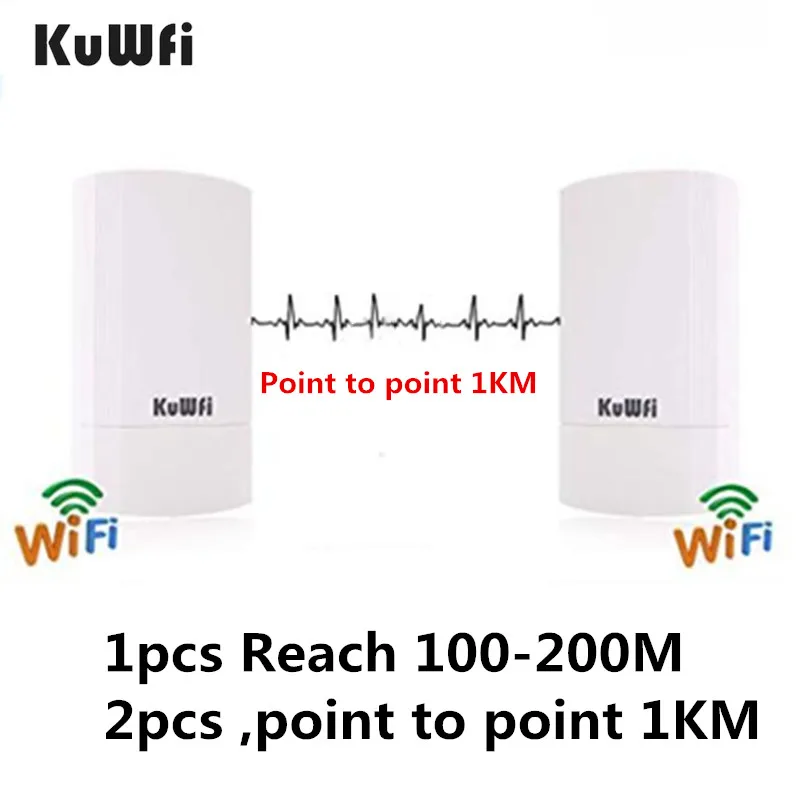 KuWFi 450Mbps беспроводной CPE Wi-Fi мост 5 8G открытый и закрытый Беспроводной