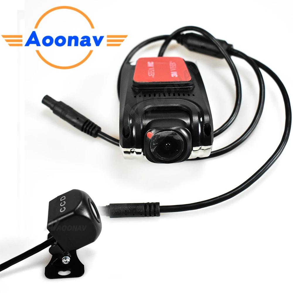 

2 в 1 Автомобильный видеорегистратор 170 градусов 1080P HD видеорегистратор с двумя объективами видеорегистратор с камерой заднего вида рекордер с USB-интерфейсом