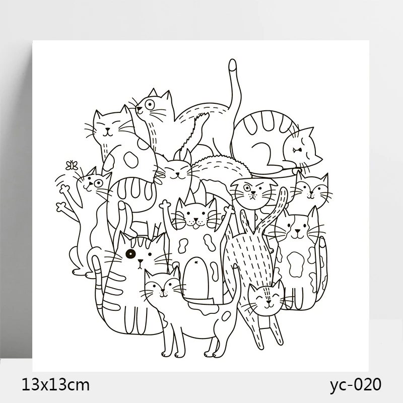 Прозрачные штампы/для скрапбукинга/изготовления карт/силиконовые