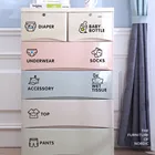 7 шт.компл. одежда Классификация наклейки шкаф наклейка на шкаф нижнее белье одежда идентификационная наклейка декоротивная наклейка