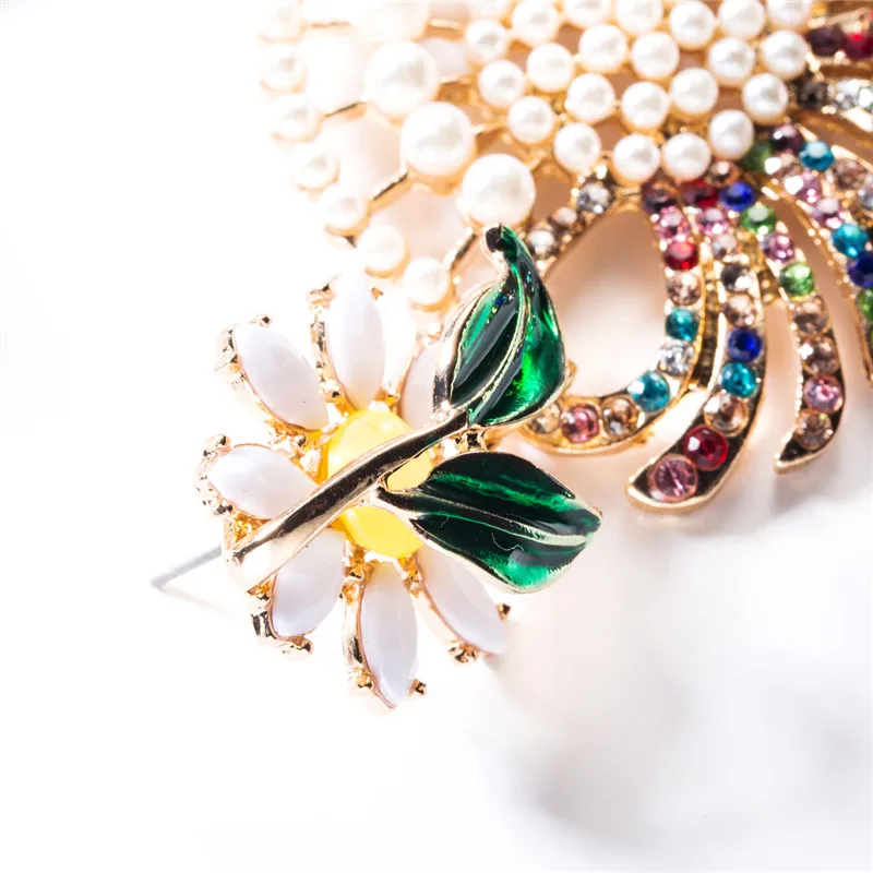 Цветок акриловые серьги Za эпоксидные богемные сплавы Bling Длинные женские серьги элегантные стильные вечерние уличные женские дикие подарок